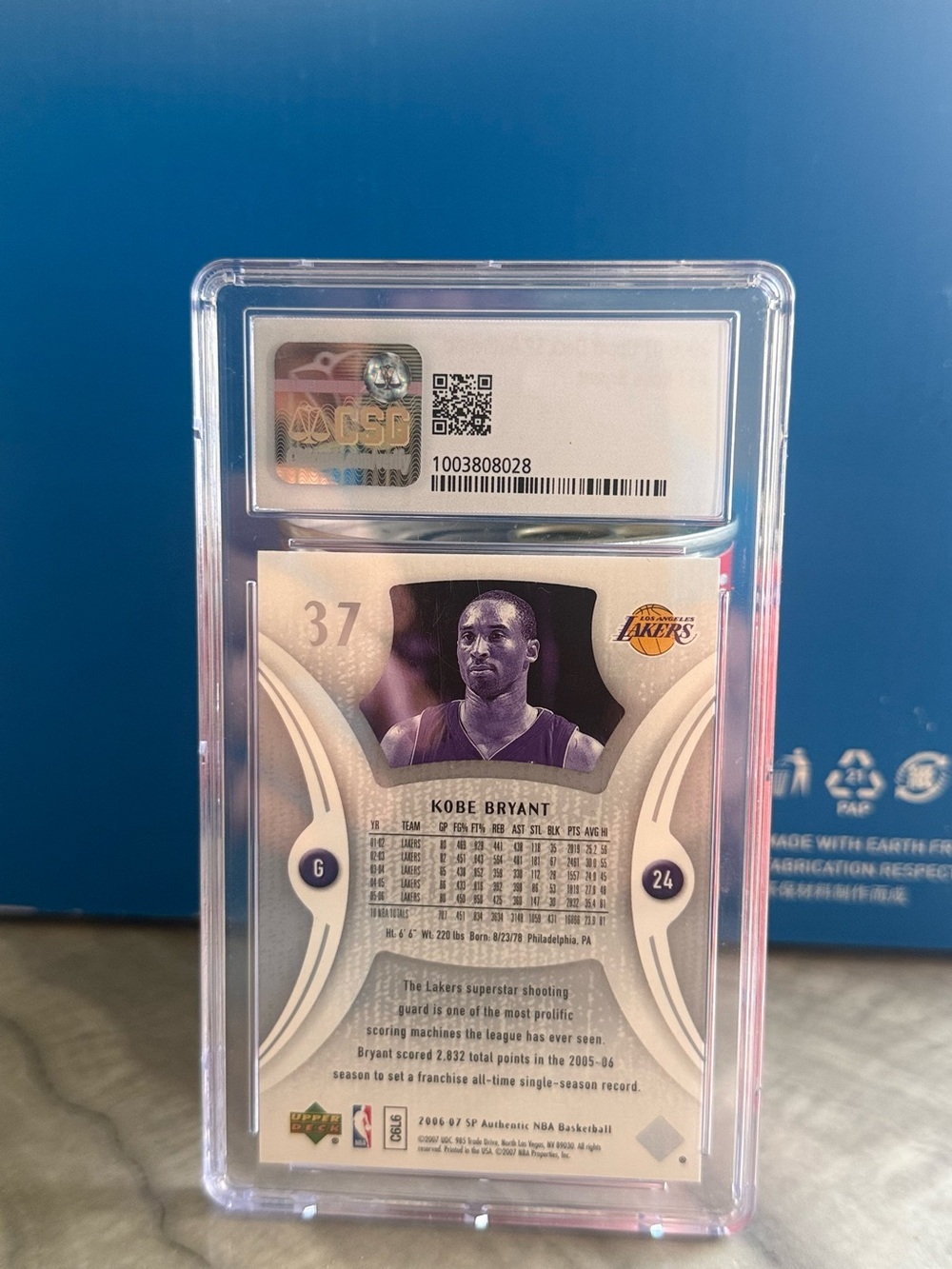 2006-07 Upper Deck SP Authentic #37 KOBE BRYANT
